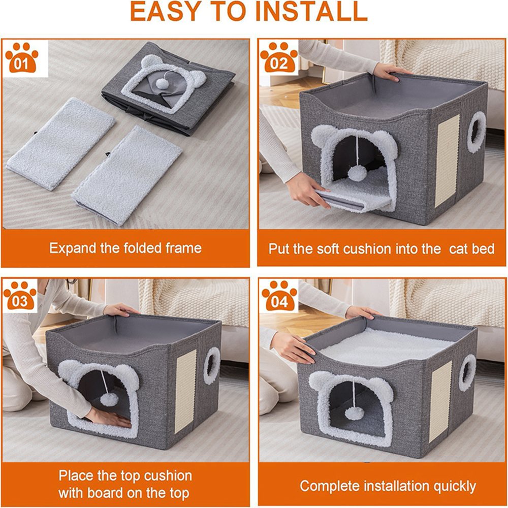 16inch-chengjun-linen-look-fabric-cat-ear-entry-hole-square-cat-house-p03-01