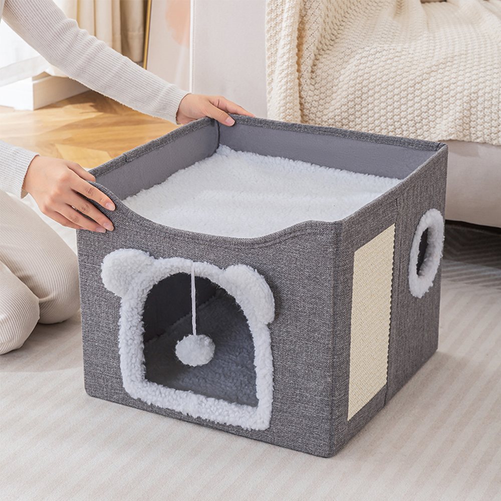 16inch-chengjun-linen-look-fabric-cat-ear-entry-hole-square-cat-house-p03-04