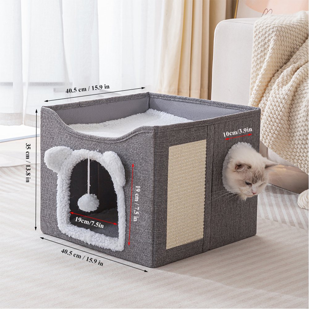 16inch-chengjun-linen-look-fabric-cat-ear-entry-hole-square-cat-house-p03-10