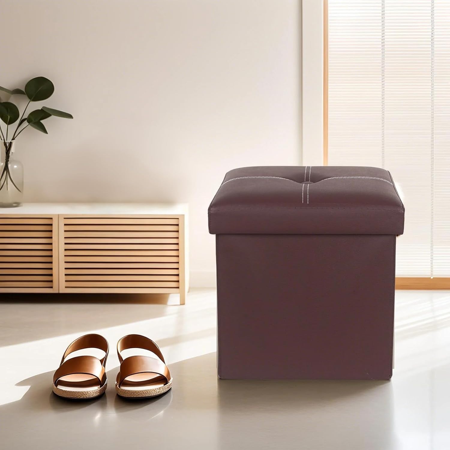 chengjun-1-man-use-pvc-leather-11-8-inch-folding-storage-bench-ottoman-p10-03