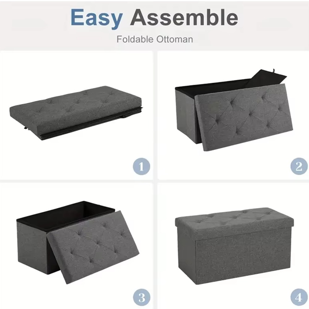 chengjun-2-person-use-linen-look-fabric-30-inch-checked-design-folding-storage-bench-ottoman-p16-04
