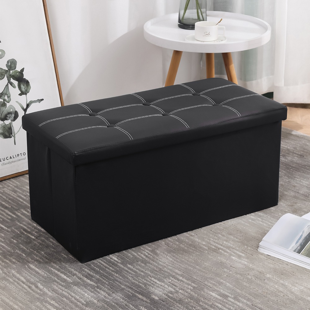 chengjun-2-person-use-pvc-leather-30-inch-folding-storage-bench-ottoman-p18-04