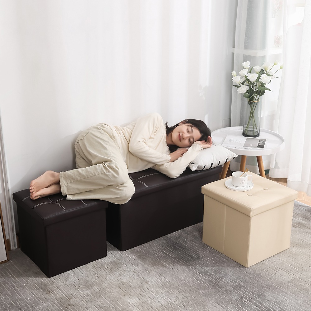 chengjun-2-person-use-pvc-leather-30-inch-folding-storage-bench-ottoman-p18-10
