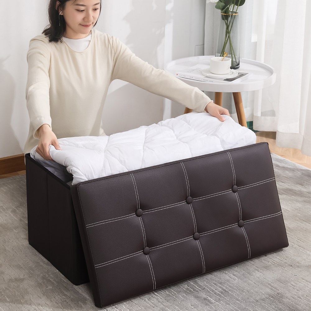 chengjun-2-person-use-pvc-leather-30-inch-folding-storage-bench-ottoman-p18-13