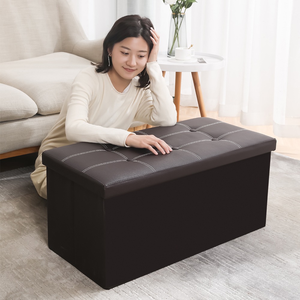 chengjun-2-person-use-pvc-leather-30-inch-folding-storage-bench-ottoman-p18-15