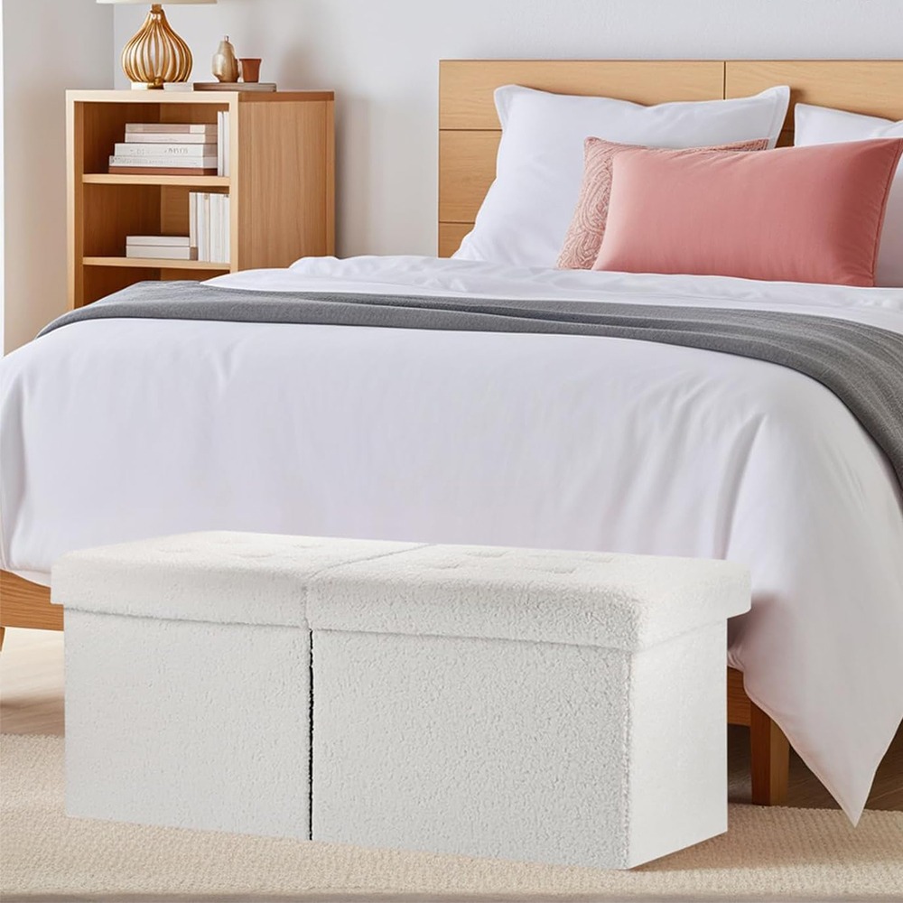 chengjun-2-person-use-teddy-velvet-34-5-inch-folding-storage-bench-ottoman-p19-06