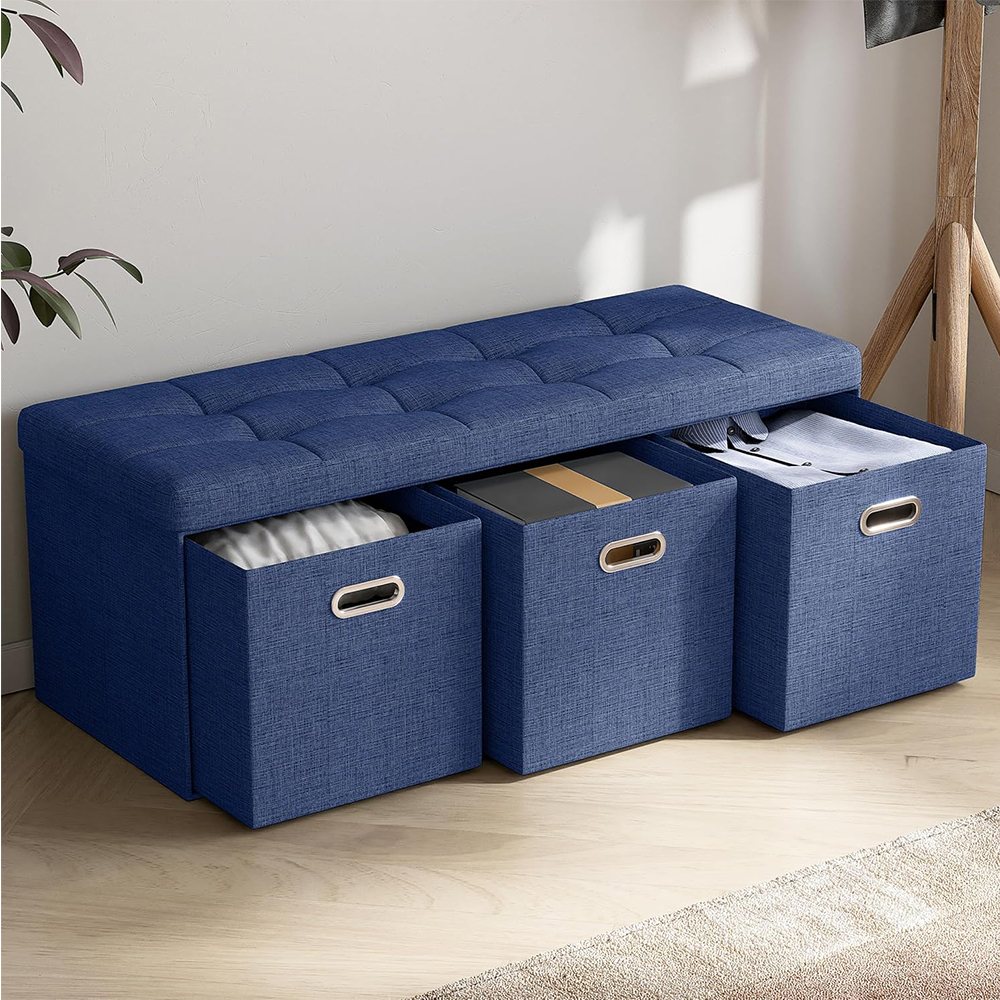 chengjun-3-person-use-linen-look-fabric-43-inch-folding-storage-bench-ottoman-with-drawer-p22-07
