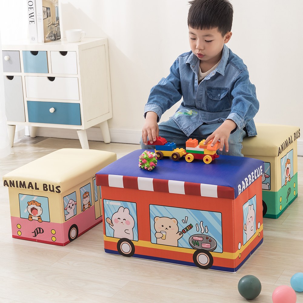 chengjun-child-use-pvc-leather-child-bus-foldable-bench-ottoman-p25-03