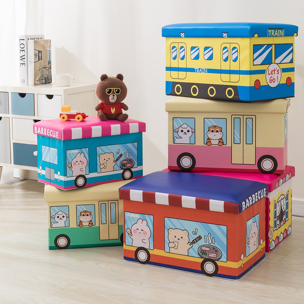 chengjun-child-use-pvc-leather-child-bus-foldable-bench-ottoman-p25-07